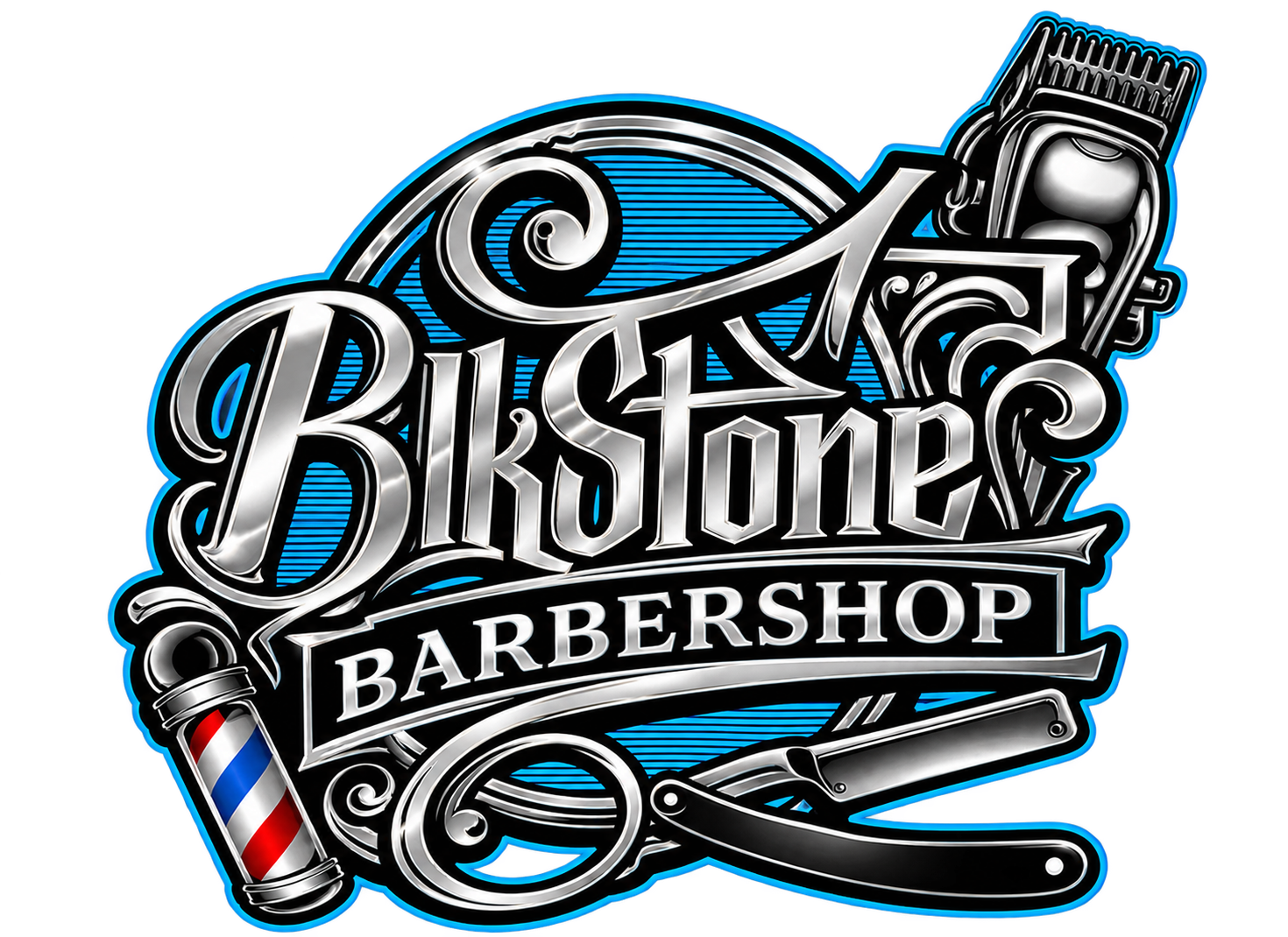 BlkStone Barbershop logo